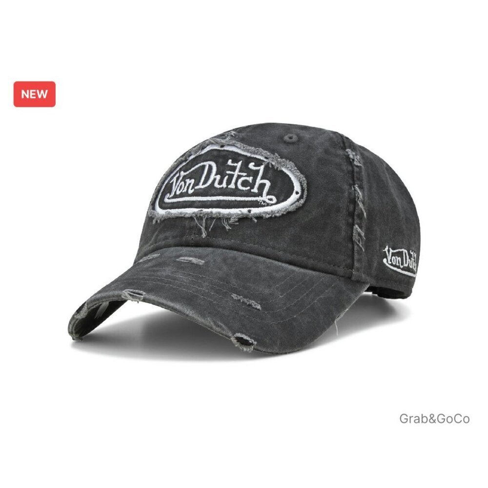 Vintage Baseball Cap Retro Y2K Streetwear Adjustable Snapback Cotton Canvas